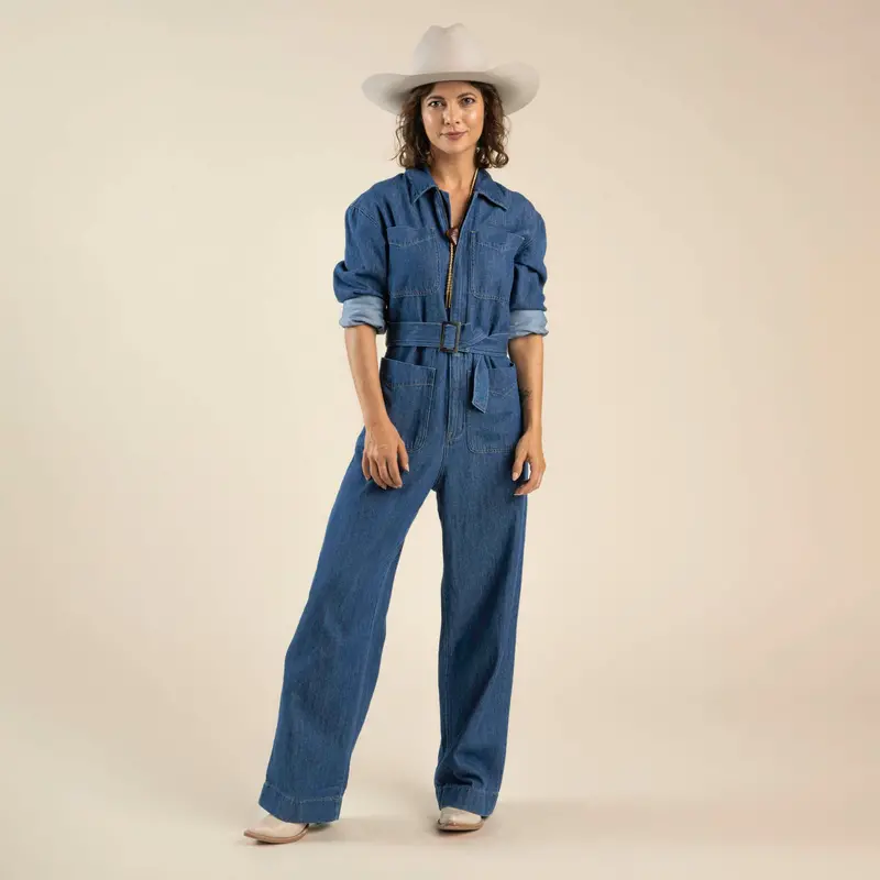 Margot Denim Jumpsuit By Sendero Provisions 1