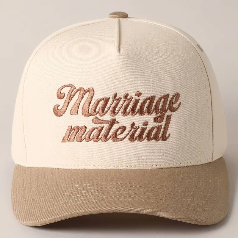 Marriage Material Two Tone Trucker Hat 1