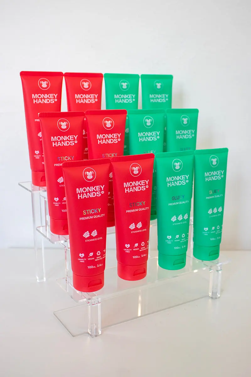 Monkey Hands Grip Aid Studio Pack - Sticky/Gluey (12X100ml) 1