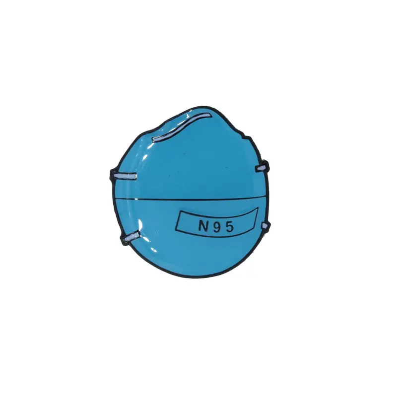 N95 Mask Enamel Pin 1