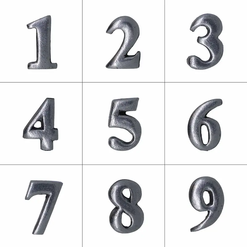 Number Lapel Pins 1