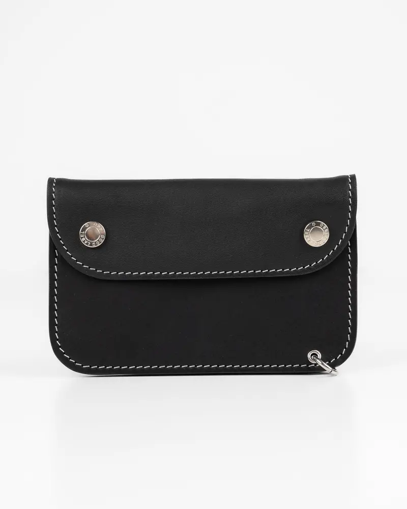 Ogl Brave Horsehide Trucker Wallet - Black 1