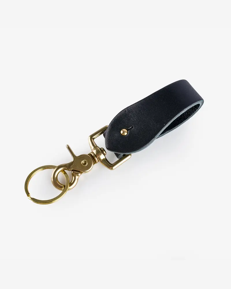 Ogl Leather Key Fob - Black 1