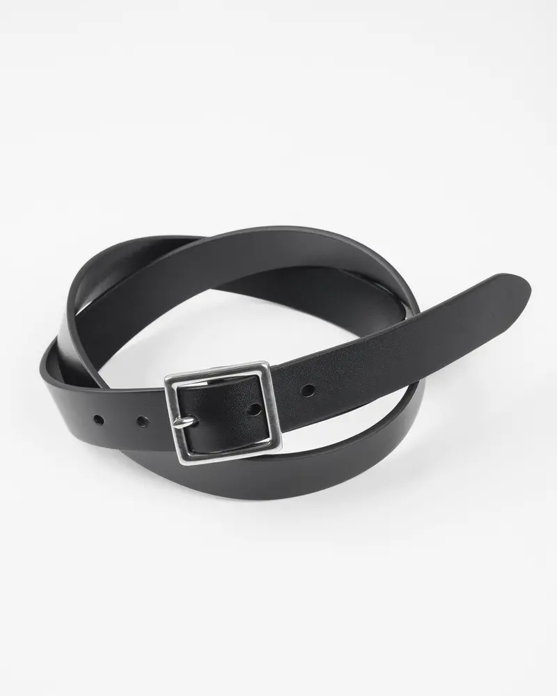 Ogl Scout 125 Leather Belt - Tumbled Black 1