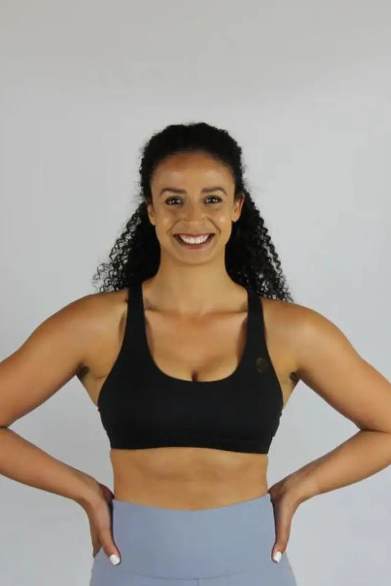 Olra Activewear Signature Sports Bra - Black 1