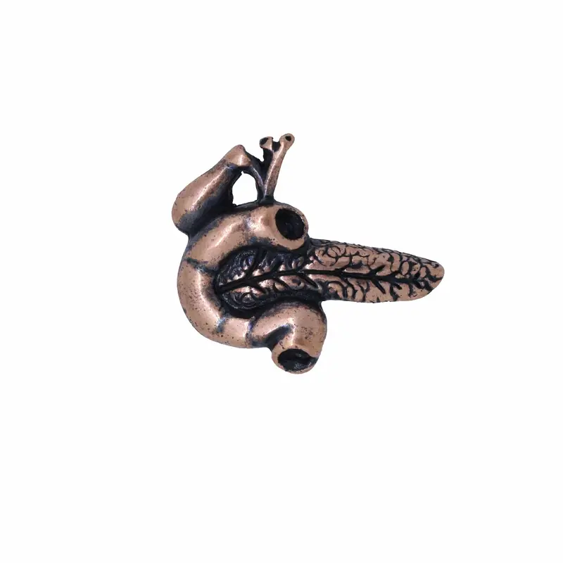 Pancreas Copper Lapel Pin 1