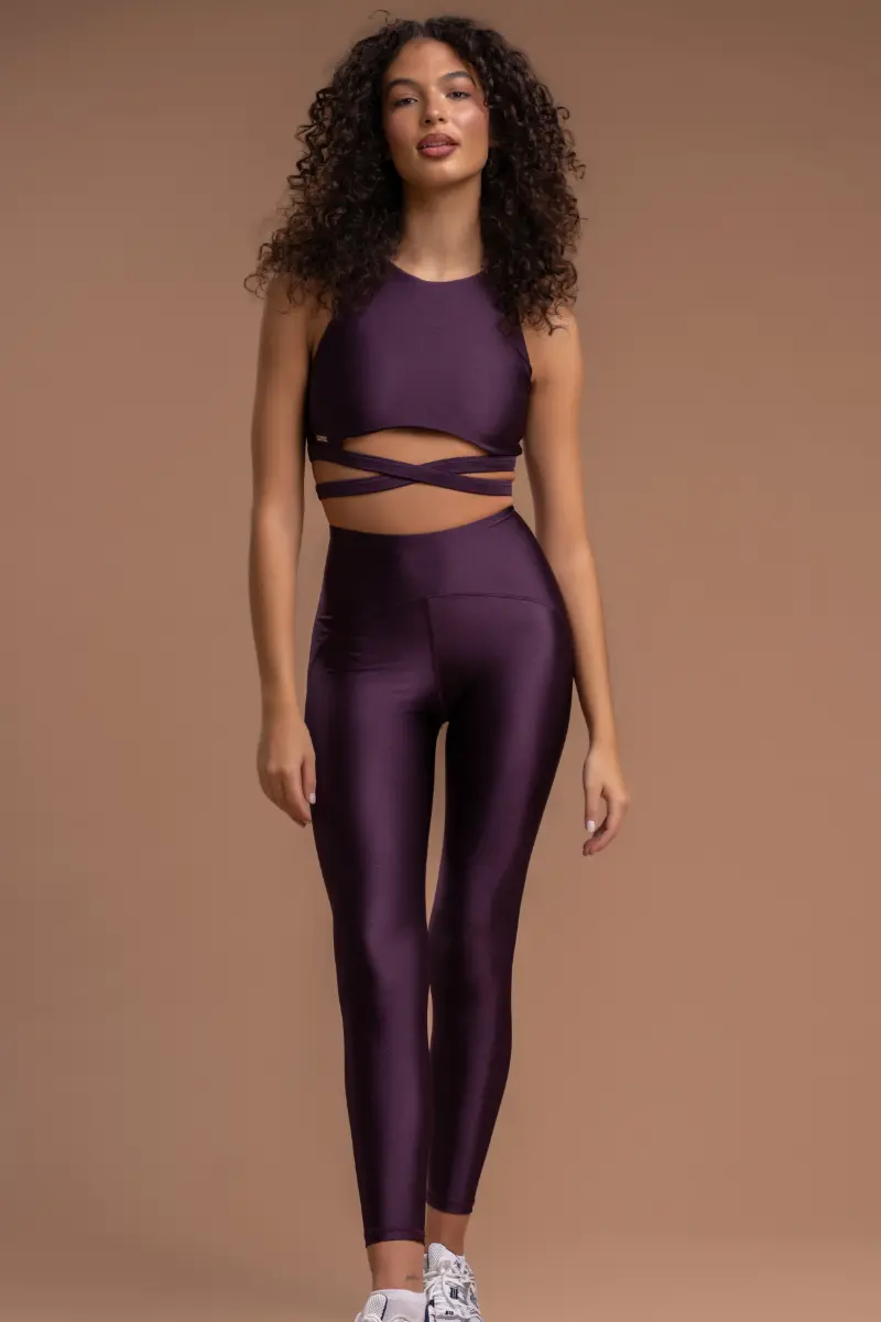 Paradise Chick Gigi Active Leggings - Maroon 1