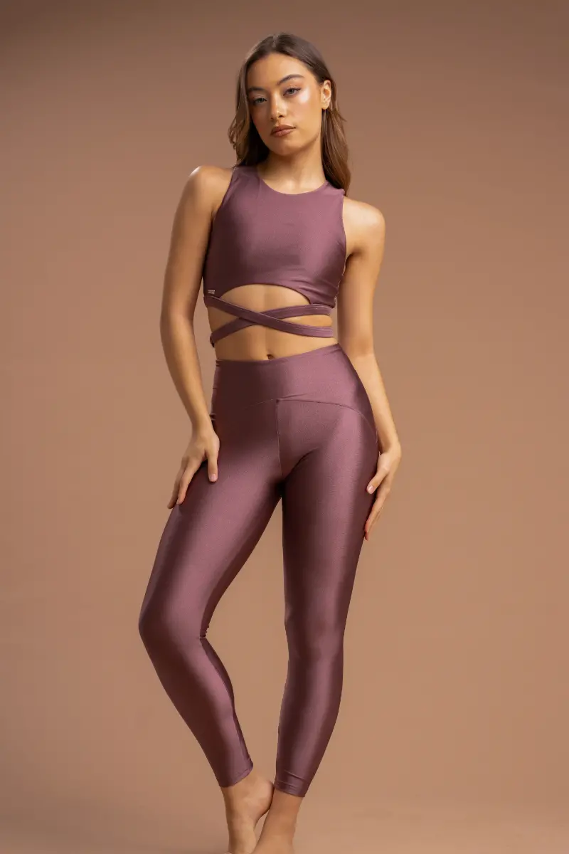 Paradise Chick Gigi Active Leggings - Mocha 1