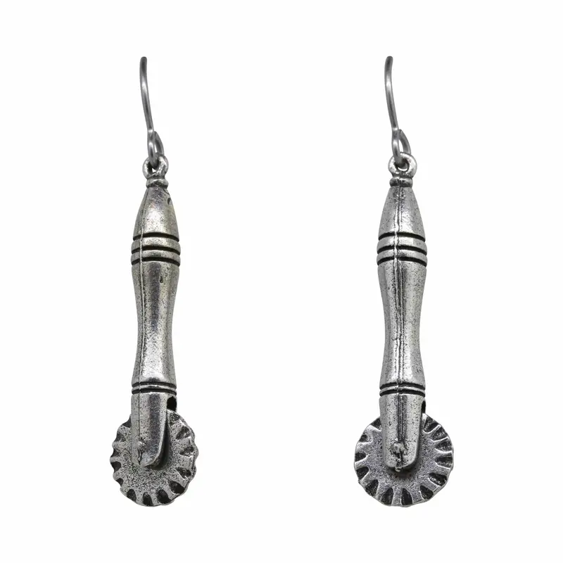 Pastry Crimper Earrings 1