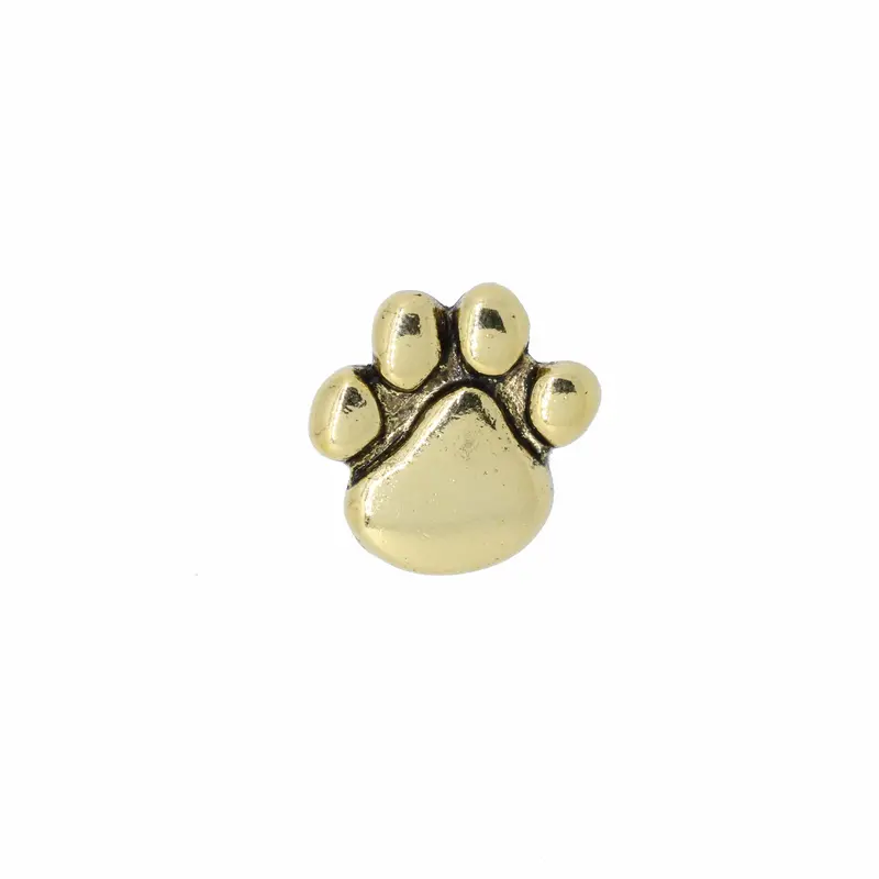 Paw Print Gold Lapel Pin 1