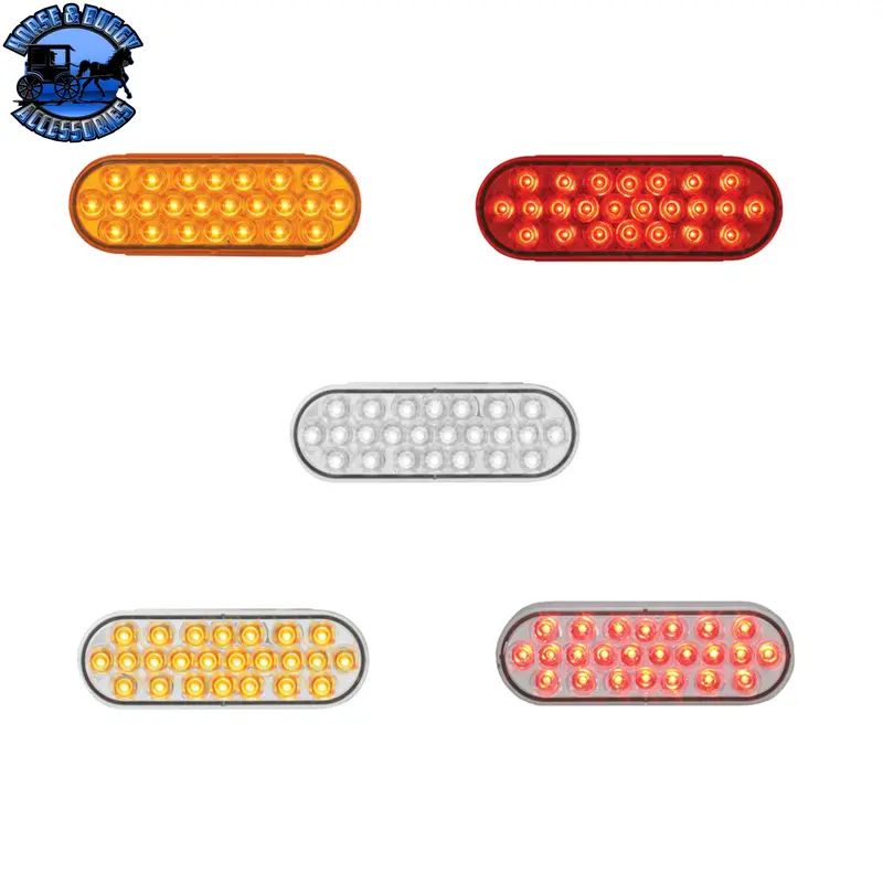Pearl Series Synchronous/Alternating Oval Led Strobe Light 1