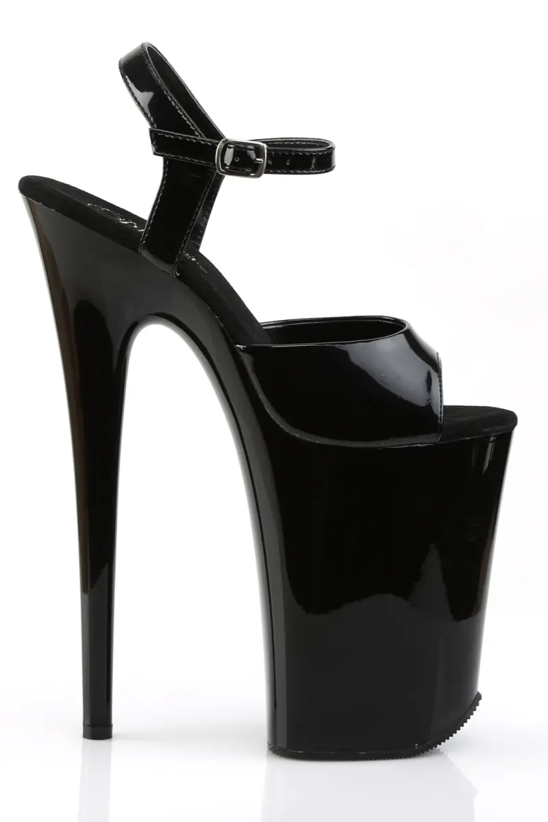 Pleaser Usa Infinity-909 9Inch Stilettos - Patent Black 1