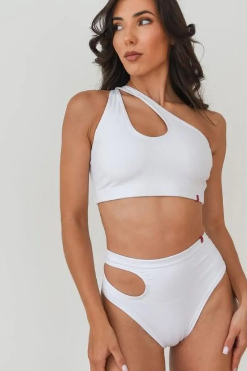 Pole Addict Mesmerised Bottom - White 1