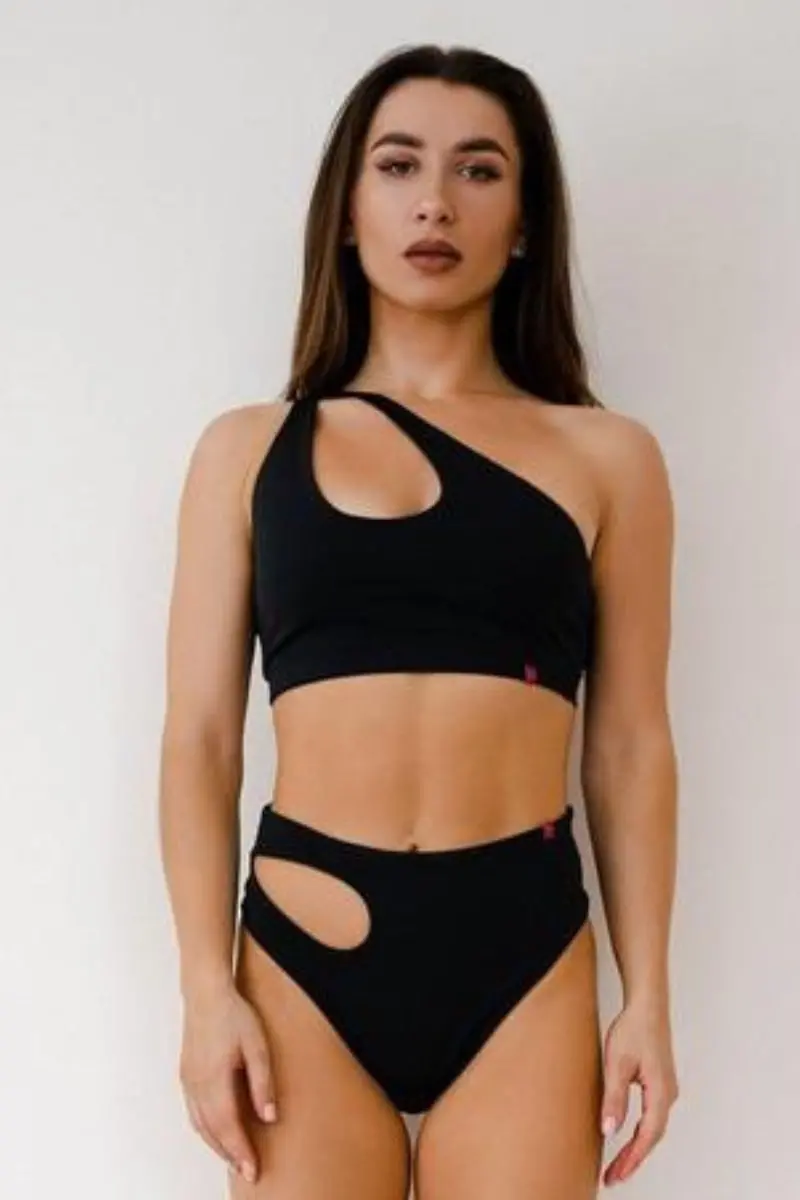 Pole Addict Mesmerised Top - Black 1