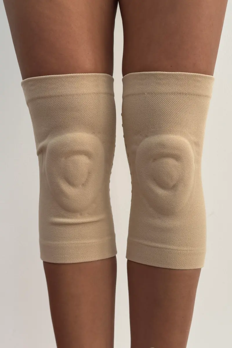 Pole Addict Sticky Grip Gel Kneepads - Ocean Sand 1