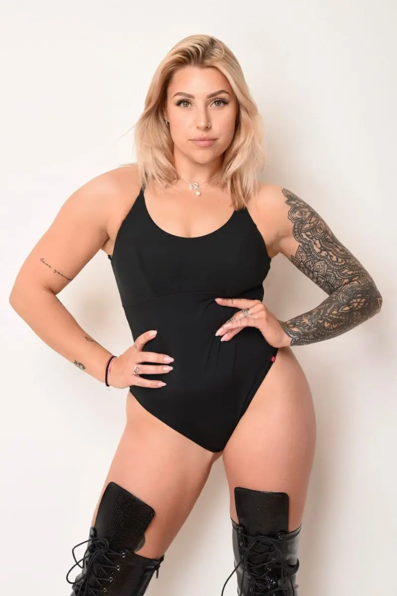 Pole Addict Touch Me Bodysuit - Black 1