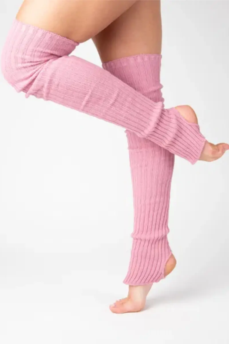Pole Junkie Thigh High Legwarmers - Dusty Pink 1