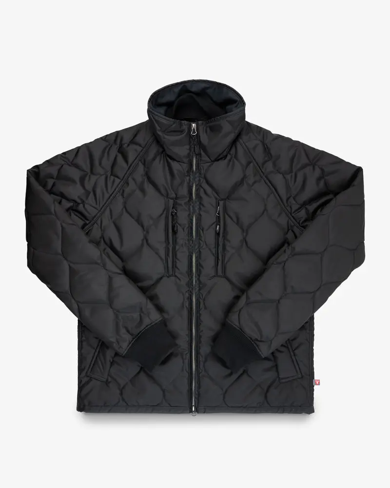 Primaloft® Quilted Rider’S Jacket - Black 1