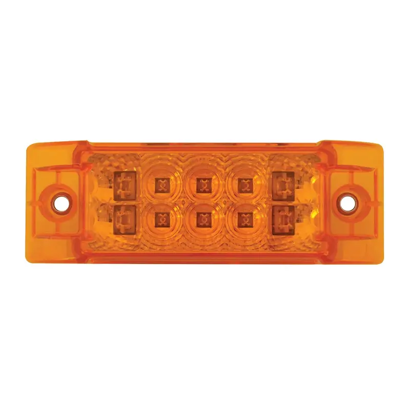 Rectangular Wide Angle Spyder Led Marker & Turn Light (Amber/Amber) #76210 1