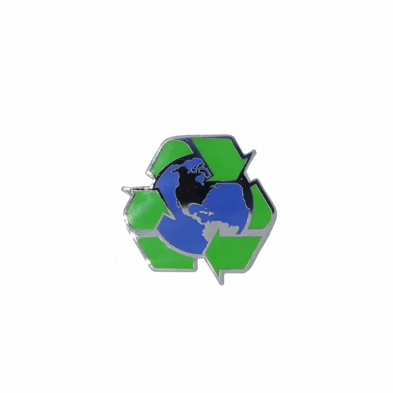 Recycle Earth Enamel Pin 1