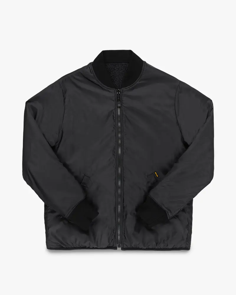 Reversible Fleece Jacket - Black 1