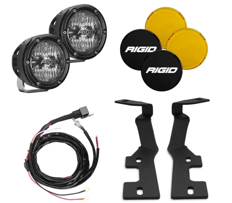 Rigid Industries - 2019+ Trx A-Pillar 4" 360-Series Led Light Kit 1