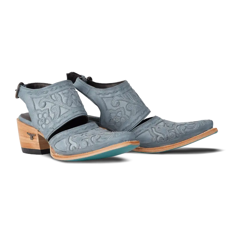 Robin Slingback Mule - Washed Denim 1