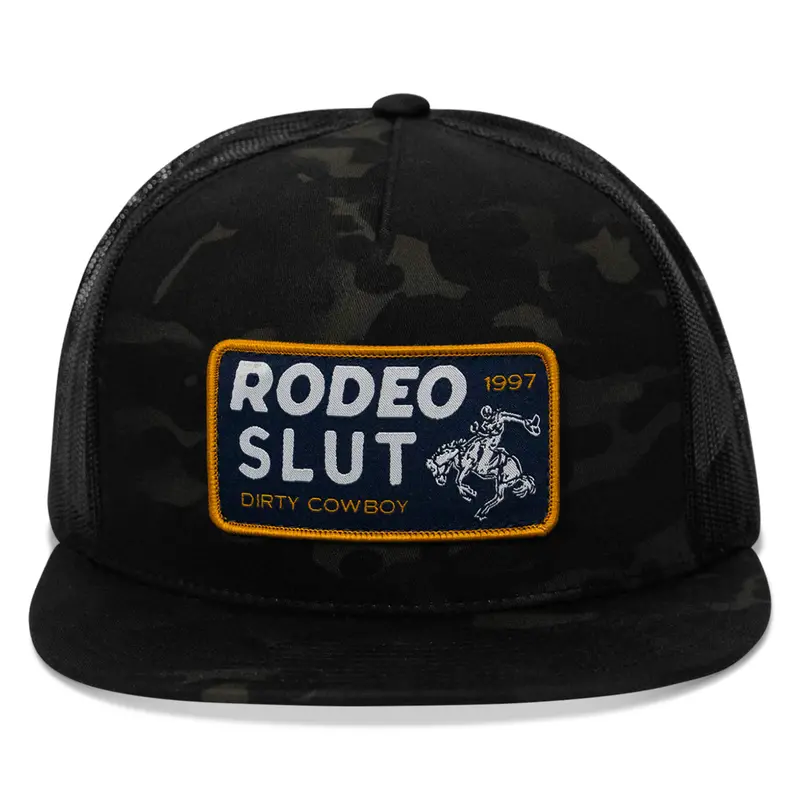 Rodeo Slut Patch Flatbill Hat 3