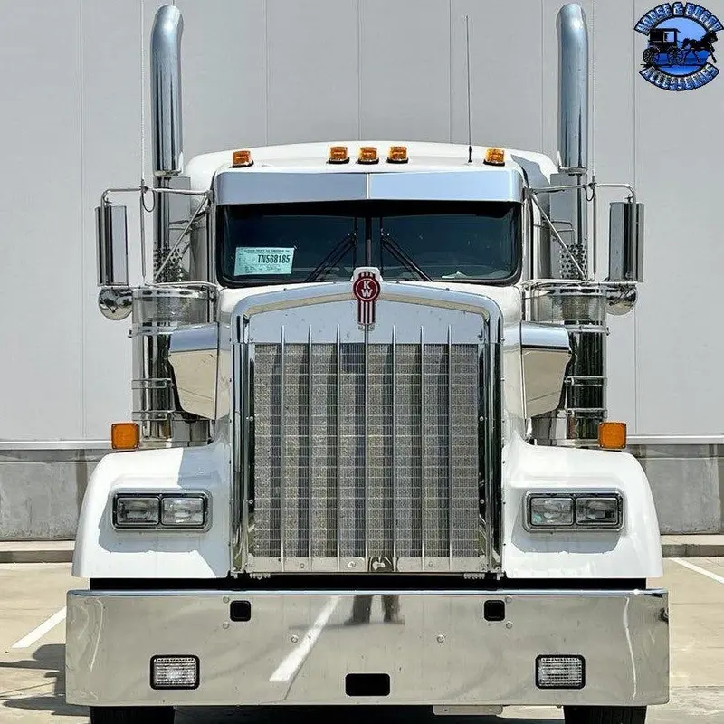 Rollin Low Forward Bowtie 14 Guage Kenworth Visor 8"X6" Bowtie #2027 1