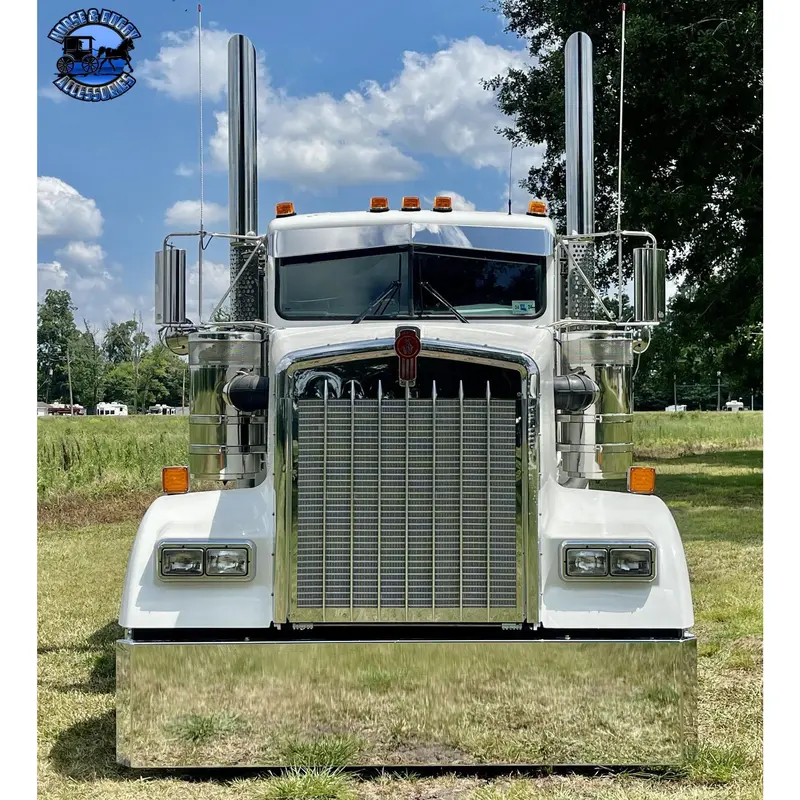 Rollin Low Kenworth  7" X 5" Reverse Bowtie Visor Fits-Flat Glass Models #2025 1