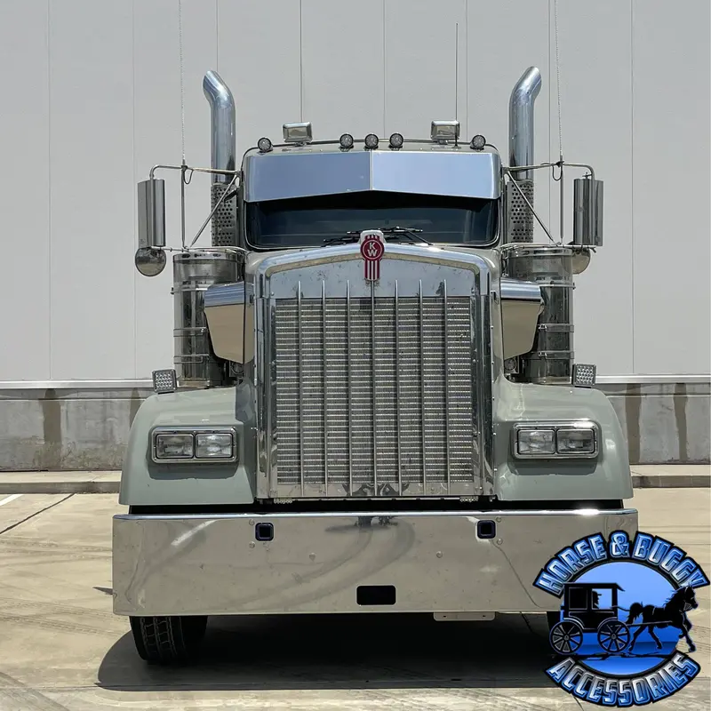 Rollin Low "Left Lane" 14 Guage Kenworth Visor 13X11" Bowtie- #2026 1