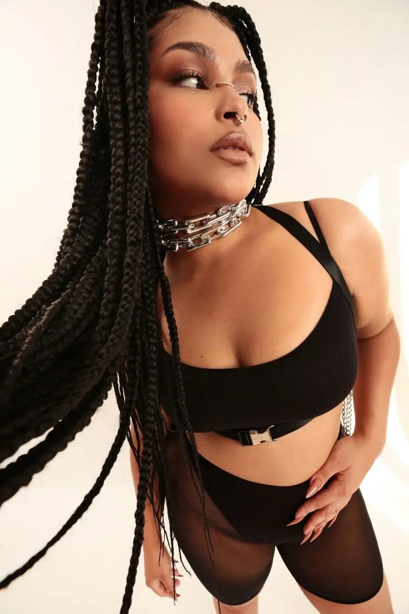 Rolling Ki Top - Ribbed Black 1