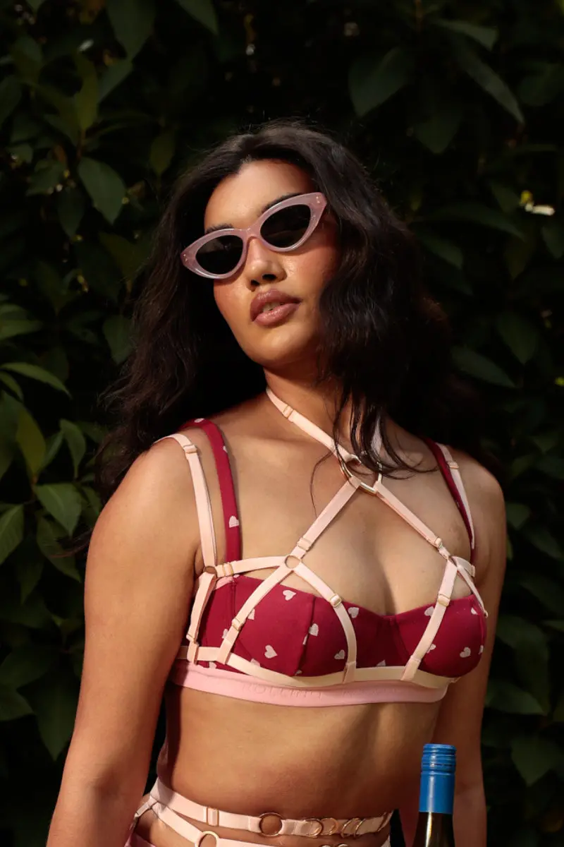 Rolling Sweetheart Top Harness - Blush 1