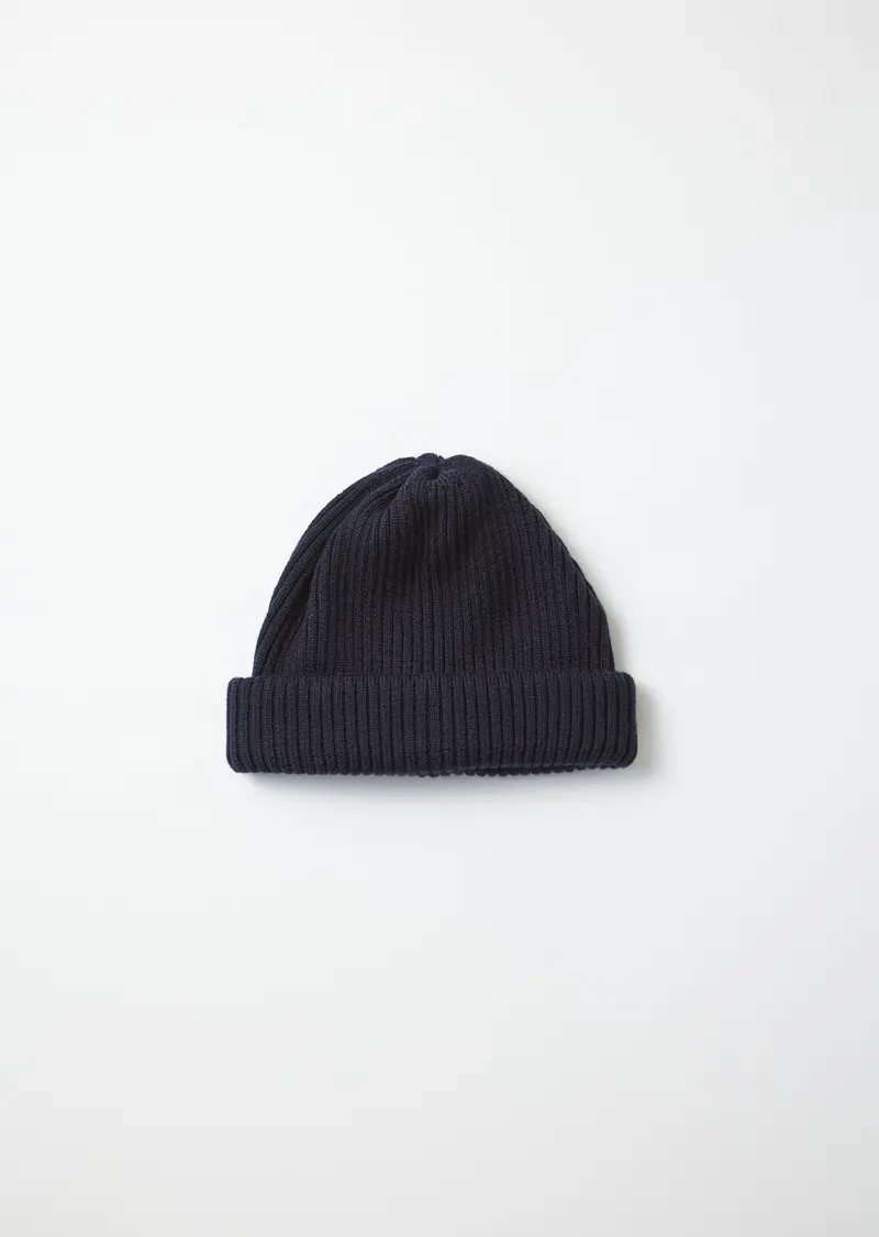 Rototo - Extra Fine Merino Hat - Navy Blue 1