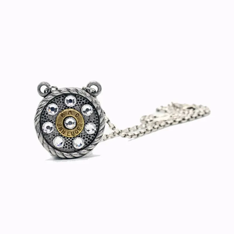 Round Rebel Bullet Necklace - Pretty Hunter 1