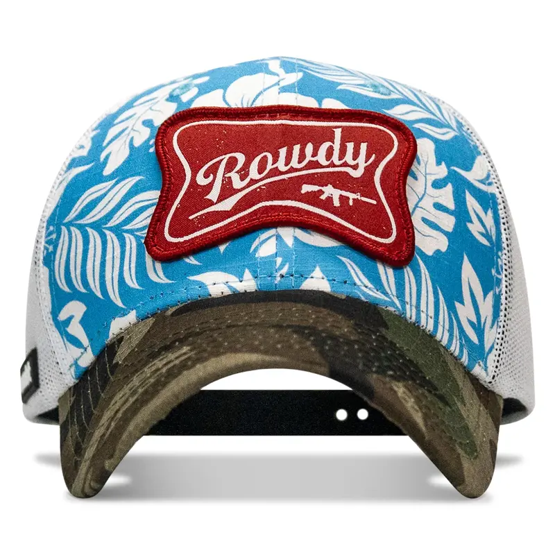 Rowdy Beer Logo Patch Original Ripstop Classic Snapback Hat 1