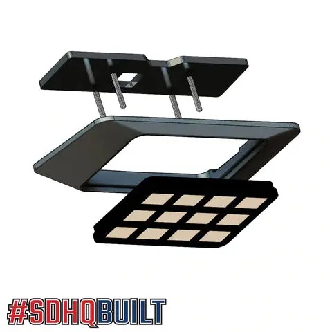 Sdhq - '21-Current Ford Bronco Sdhq Built Switch-Pros Rcr-Force-12 Keypad Mount 1
