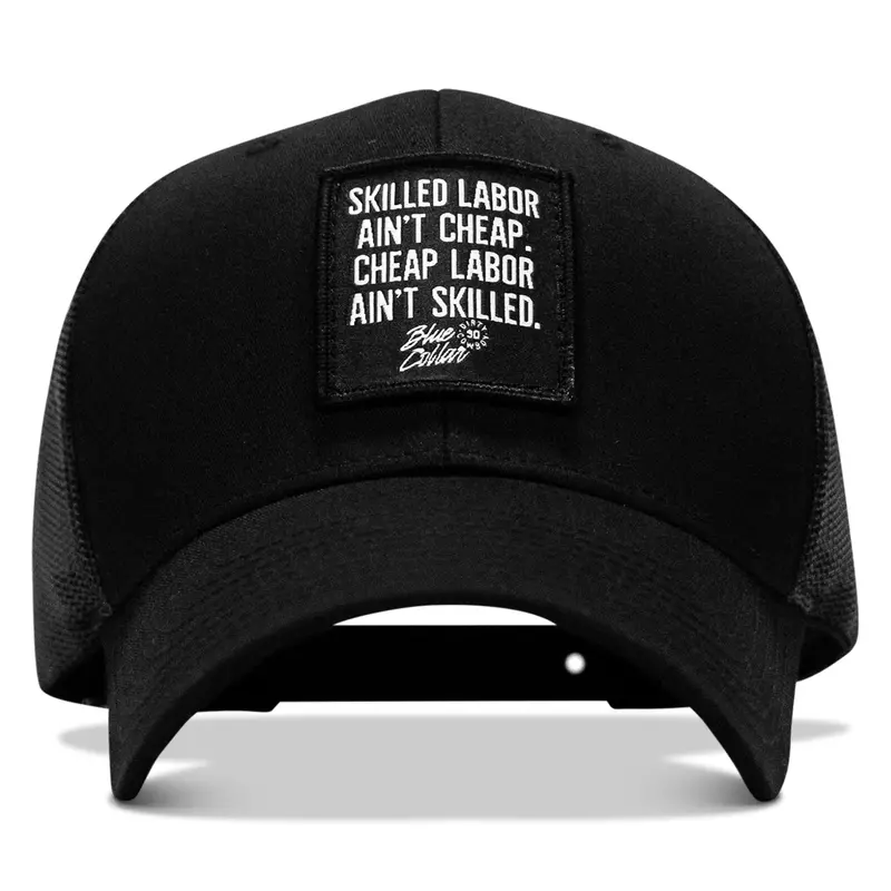 Skilled Labor Ain't Cheap Patch Snapback Hat 1