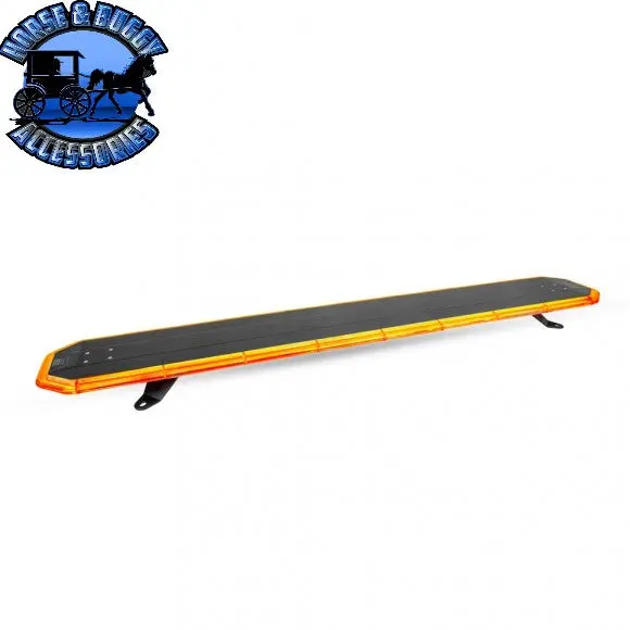 #Slp1054 N85 Led Strobe Amber Light Bar, Low Profile, (Clear Lens) 54" Long 1