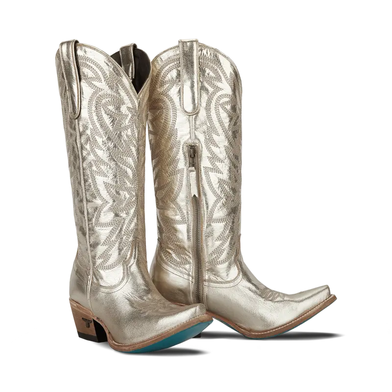 Smokeshow Boot - Champagne Metallic 1