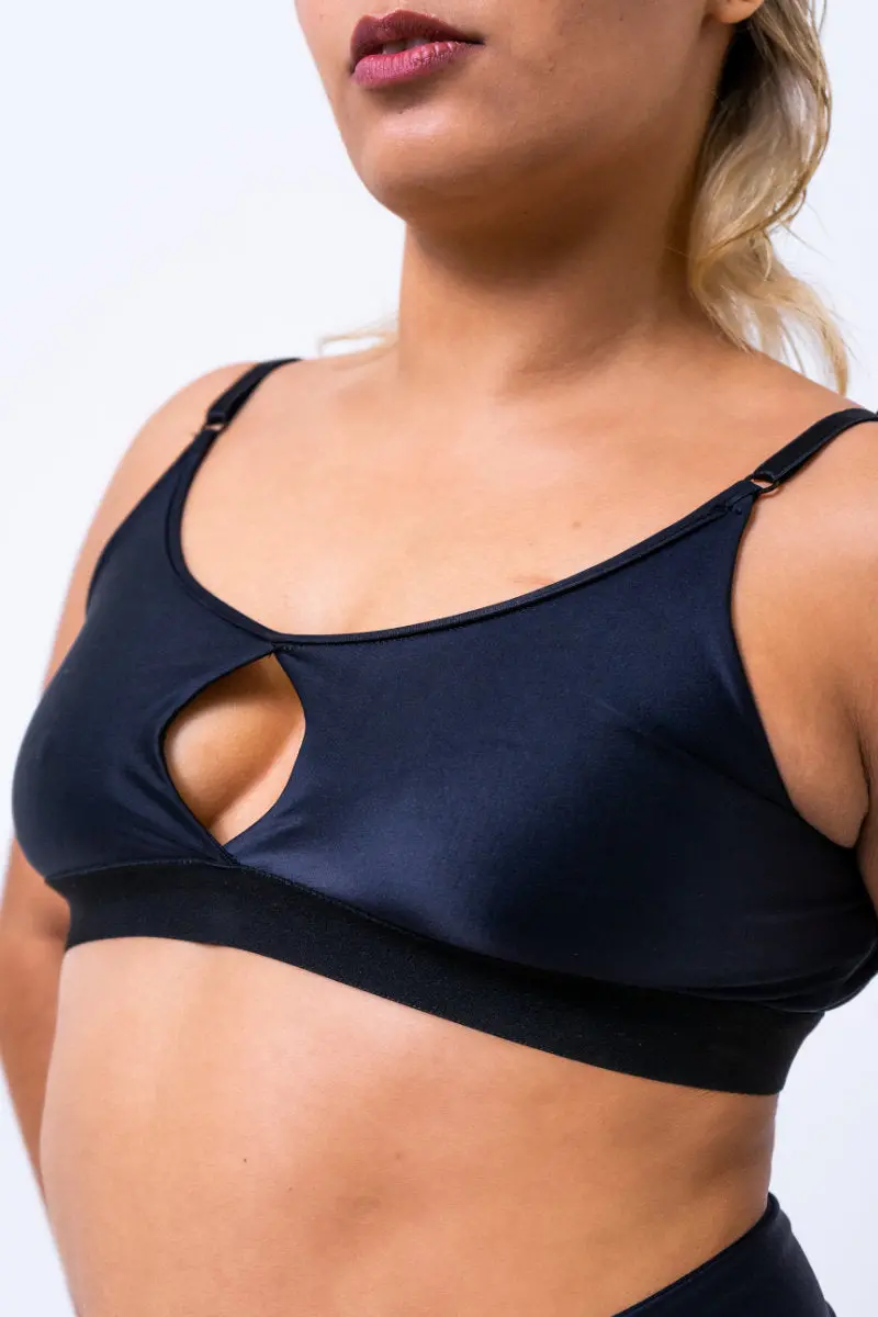 Sorte Full Moon Top - Black 1