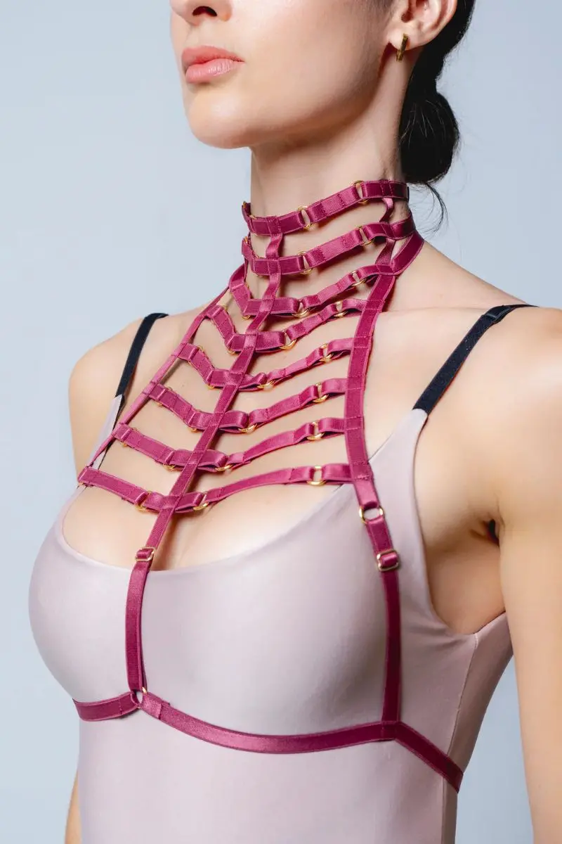 Sorte Nyx Top Harness- Burgundy 1