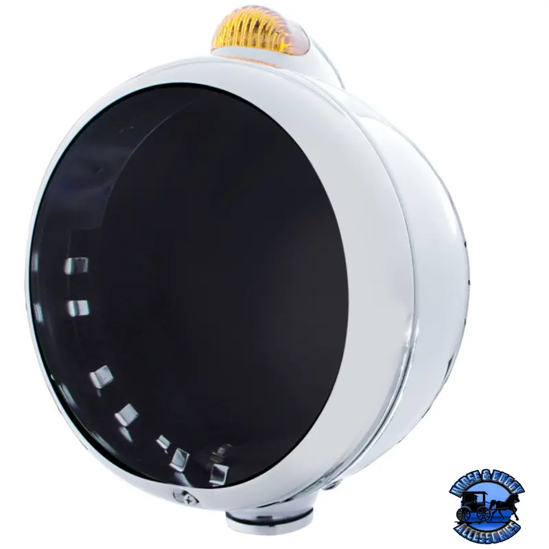 Stainless Steel Guide 682-C Headlight No Bulb With Led Signal (Choose Color) 1