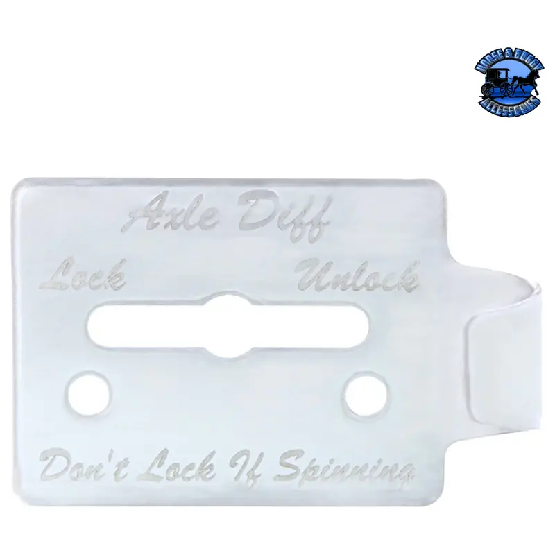 Stainless Steel Switch Guard Plate For Peterbilt 359 - Axle Differential #48008 1