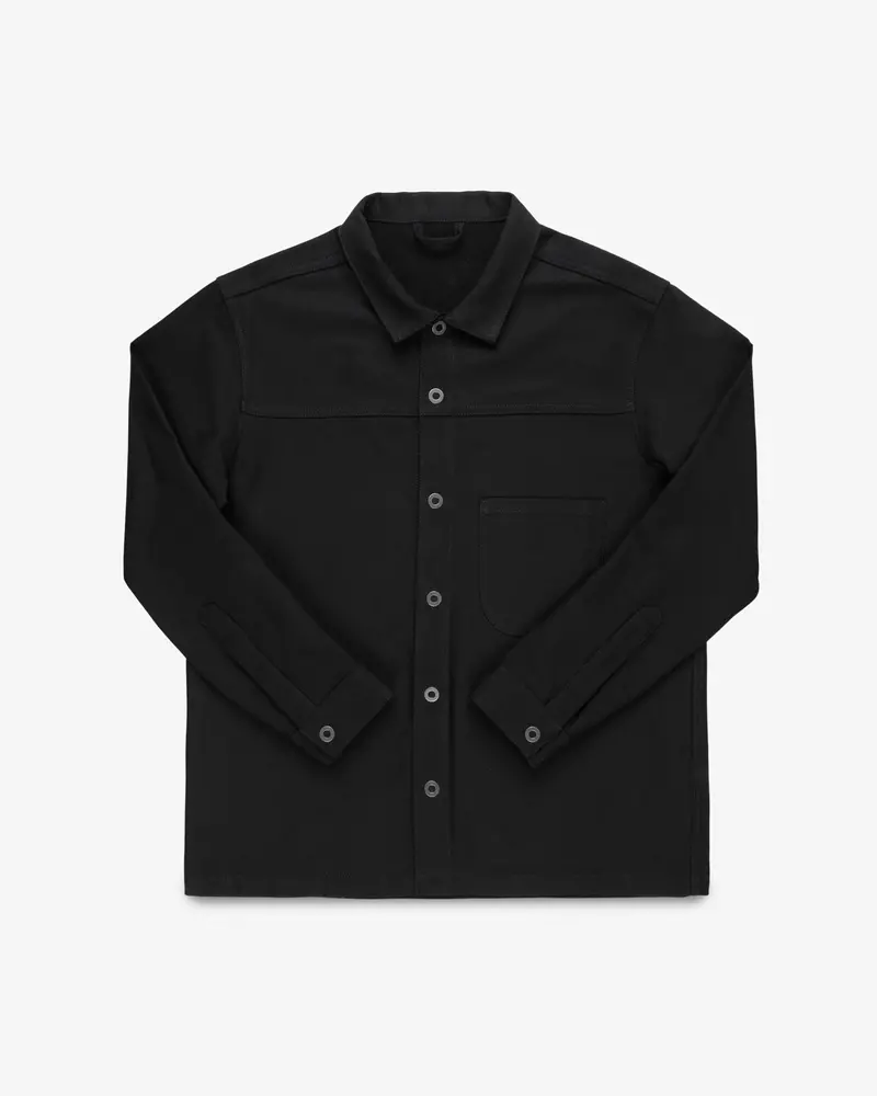 Stf 9Oz Brushed Dobby Cloth Shirt - Black 1
