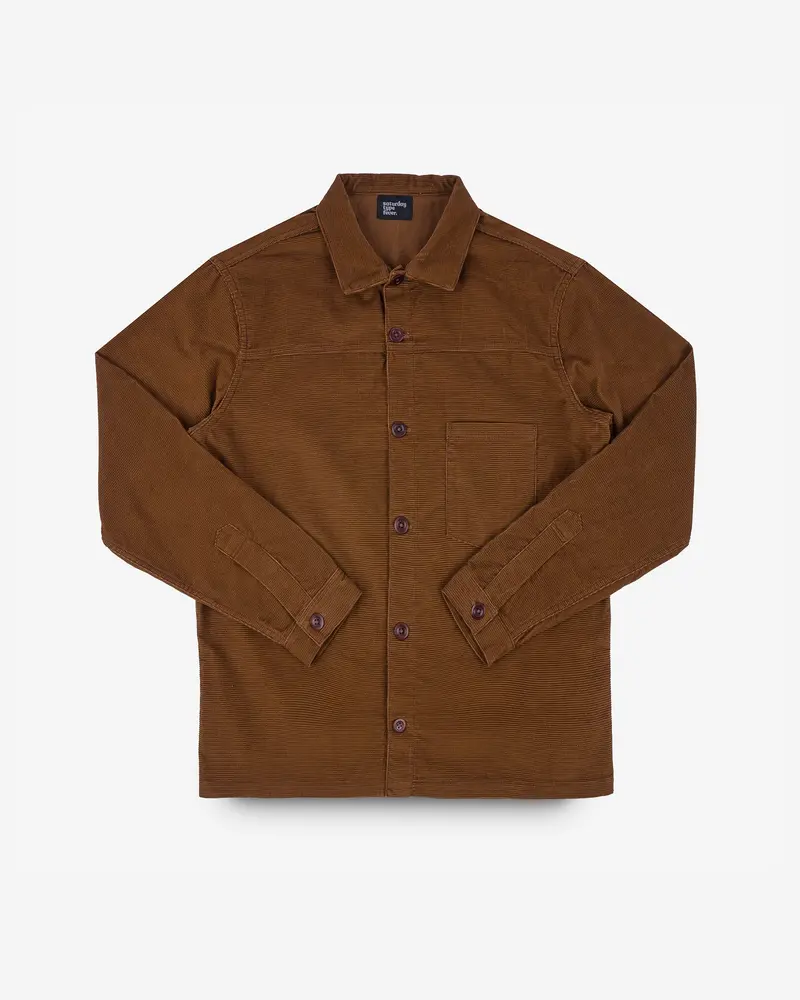 Stf Japanese Corduroy Shirt - Brown 1