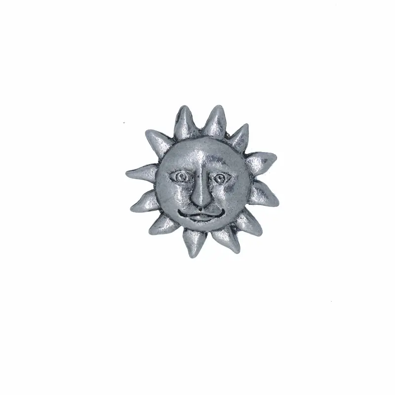 Sun Face Lapel Pin 1