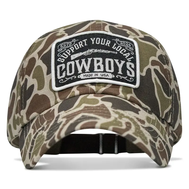 Support Your Local Cowboys Patch Ripstop Tactical Hat 1
