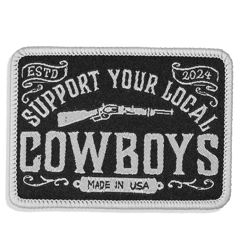 Support Your Local Cowboys Soft Velcro Patch 1