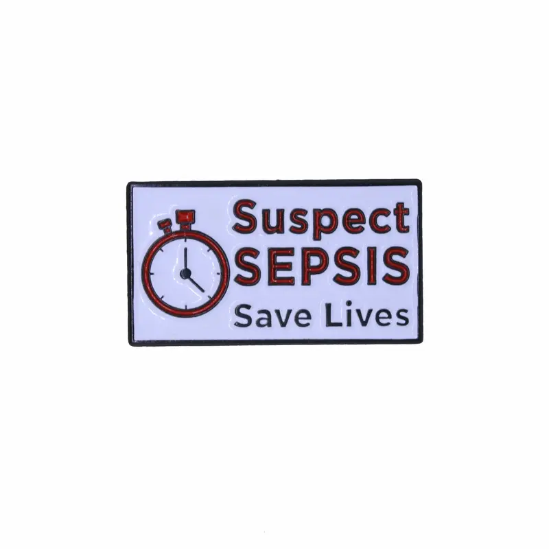 Suspect Sepsis Enamel Pin 1
